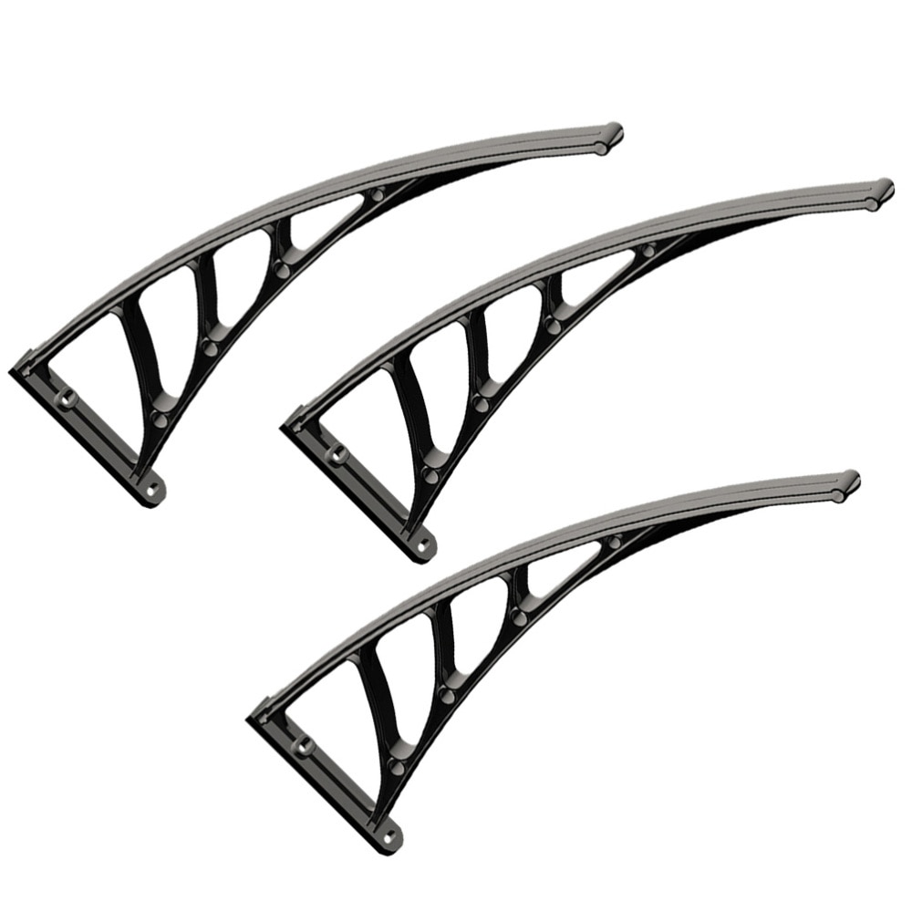 3 Pcs Venster Luifel Houder Zonnescherm Bevestigingsbeugel En Stalen Beugel