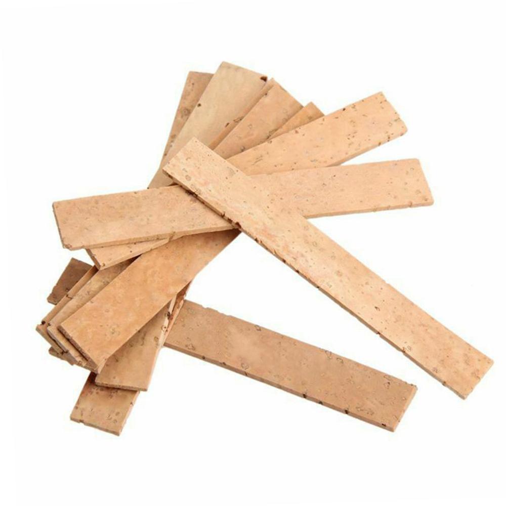 Fleksibilitet klarinet kork bb bas klarinet hals led naturlig kork ark instrument reparation udskiftningssæt 81*11*2mm