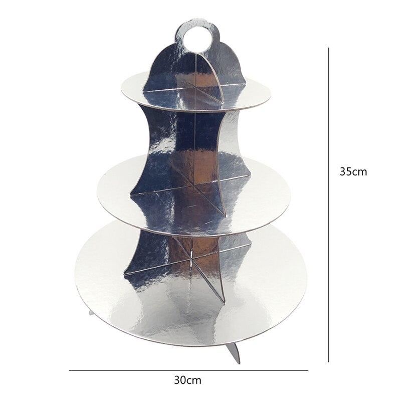 Gold Silber Folie Neue Jahr Party Supplies Einweg Papier Platte Tassen Strohhalme Tasse Kuchen Wrapper Cupcake Stehen Dessert Karton