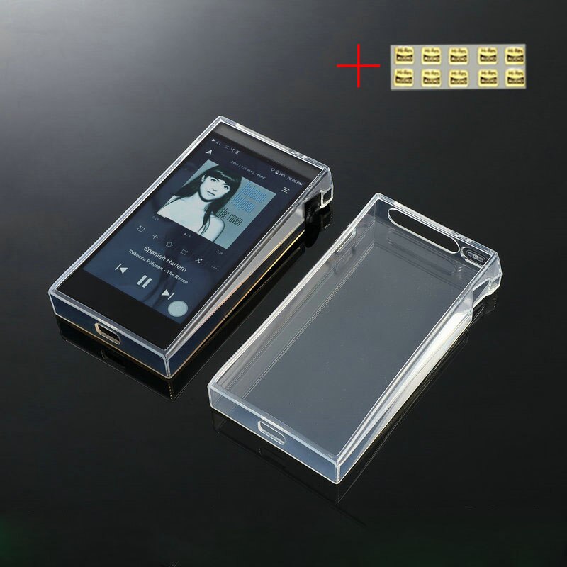 Soft Cover Crystal Tpu Clear Case Voor Iriver Astell &amp; Kern SP2000T Met Front Screen Protector Film