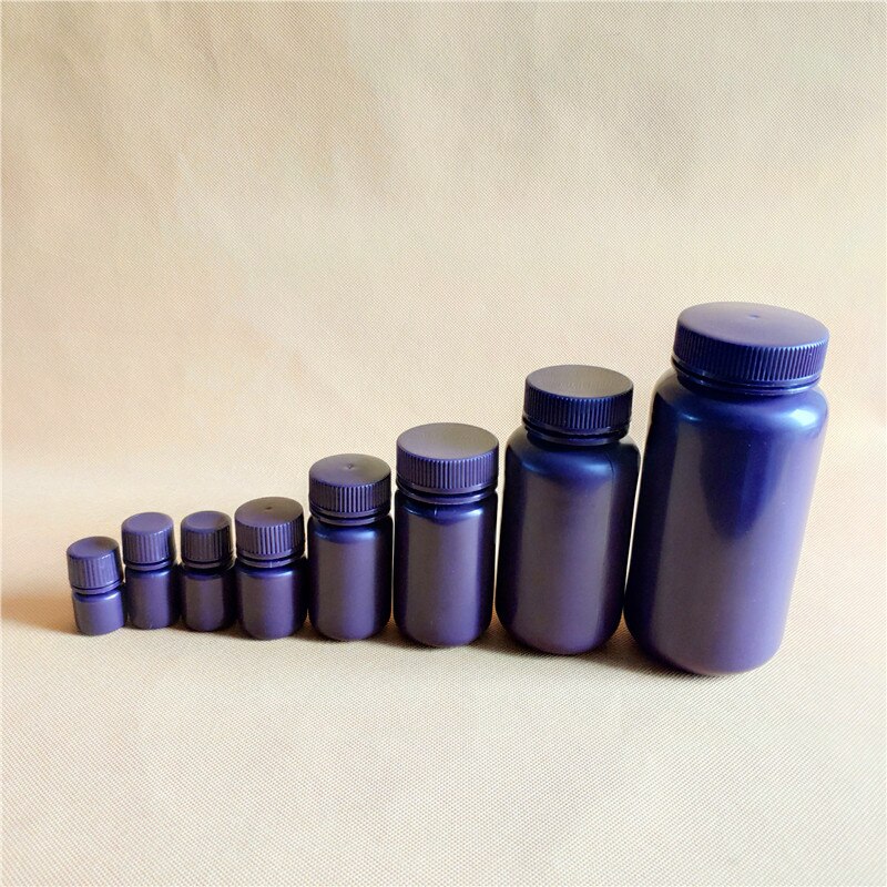10Pcs 60ml Brown PP Plastic Chemical Reagent Bottle Chemistry Polypropylene Sample Bottle