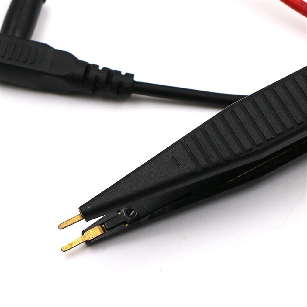 SMD Inductor Test Clip Probe Tweezers for Resistor Multimeter Capacitor Meter Clip Probe For SMD Components Measure tools