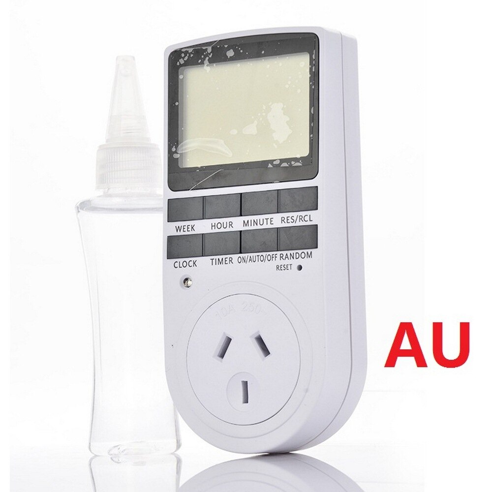 Elektronische Digitale Timer Watt Meter Wattmeter Strom Kwh Energie Monitor Meter Sauerei 230V 50Hz 7DayOutlet Energie Analyzer: AU