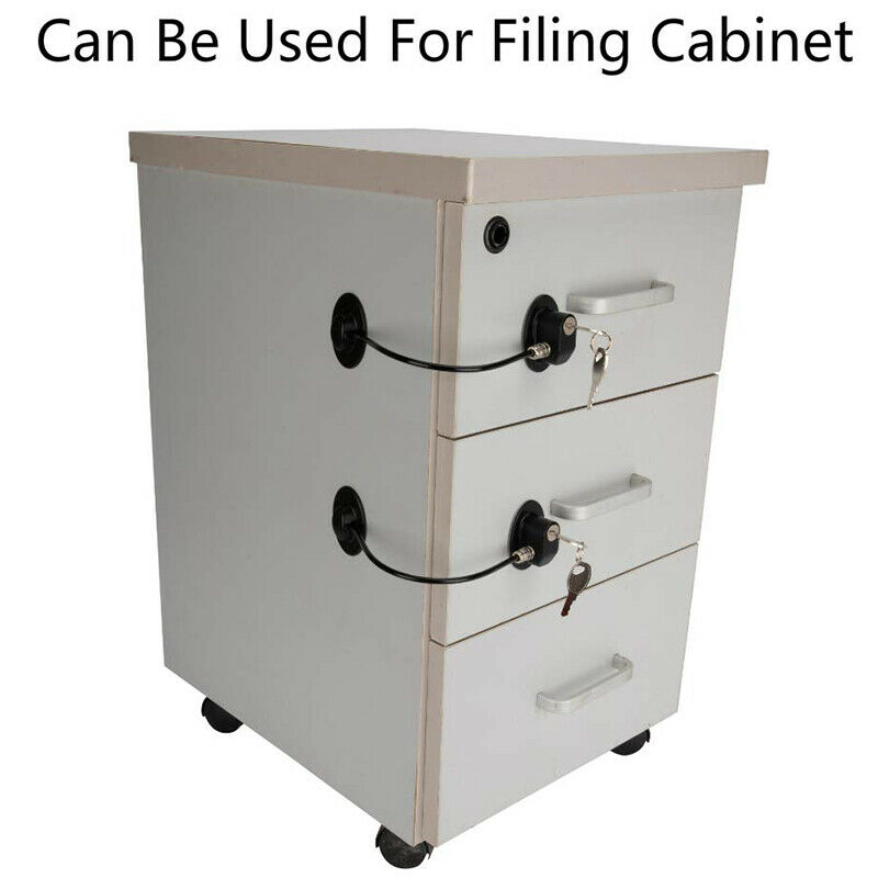 Refrigerator Door Locks(4-Pack),Mini Fridge Lock, File Cabinet Lock, Drawer Lock, Lock for Cabinet, Child Safety Lock