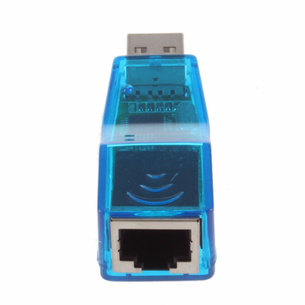 USB 1.1 Zu LAN RJ45 Ethernet 10/100Mbps Netzwerk Karte Adapter Für Sieg7 Sieg8 für Android für Tablette PC blau auf Lagerbier!