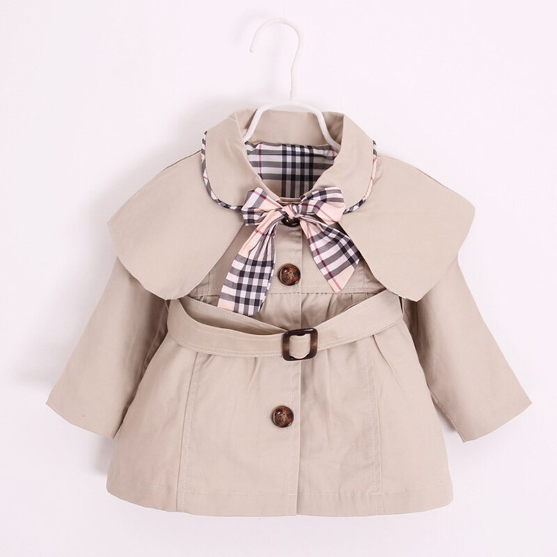 Agrume automne bébé veste Infantil fille bébé manteau bébé Trench Double poitrine coupe-vent pour fille enfants printemps veste