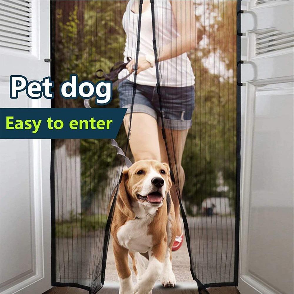 Width 85cm,Height 180-250cm,Mosquito Screen Door Magnetic,Installs in An Instant,Kids Friendly