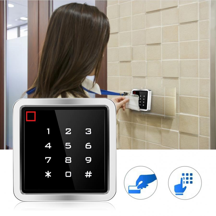 IP65 Waterproof Access Controller 125KHZ RFID Card Reader Touch Password Door Opener