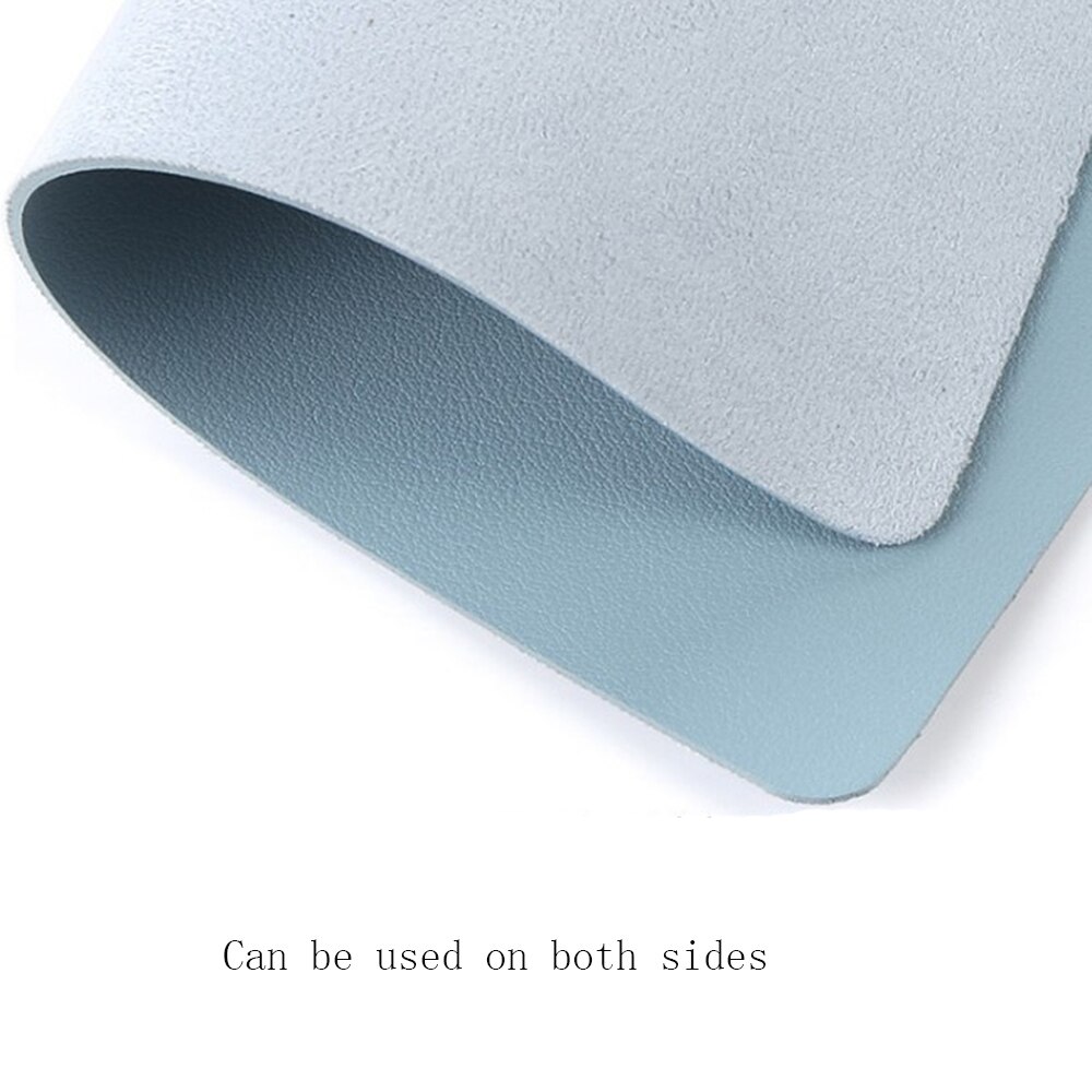 Anti-slip Mouse Pad PU Leather Waterproof Gaming Mice Mat Desk Cushion Comfortable For Home Office Laptop PC MacBook Mousepad