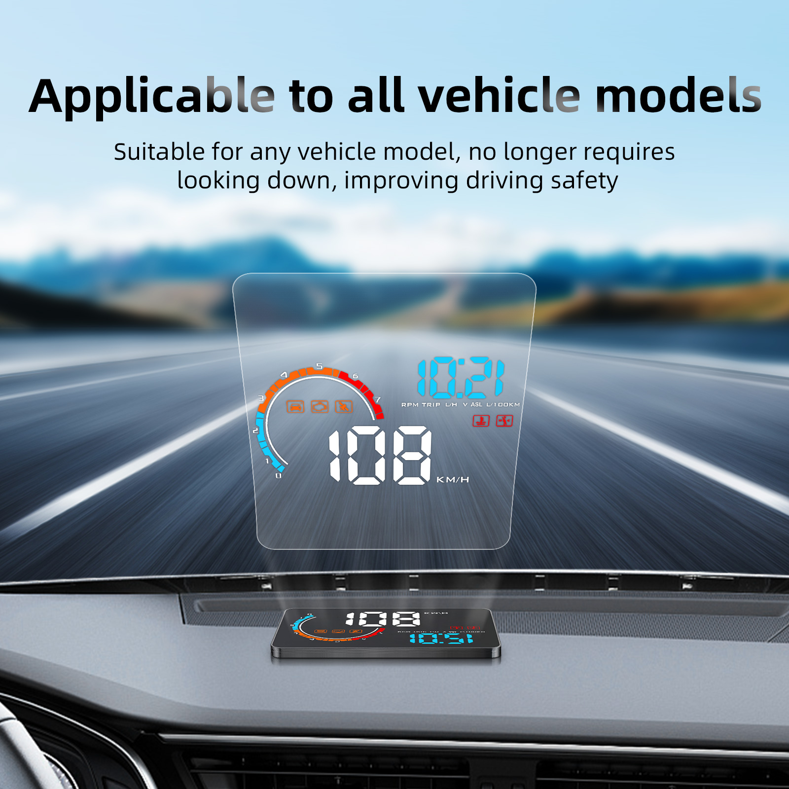 150X125mm Car Head Up Display Windshield Screen Sticker Automobile Film Protective Reflective Screen HUD Automobiles Accessories