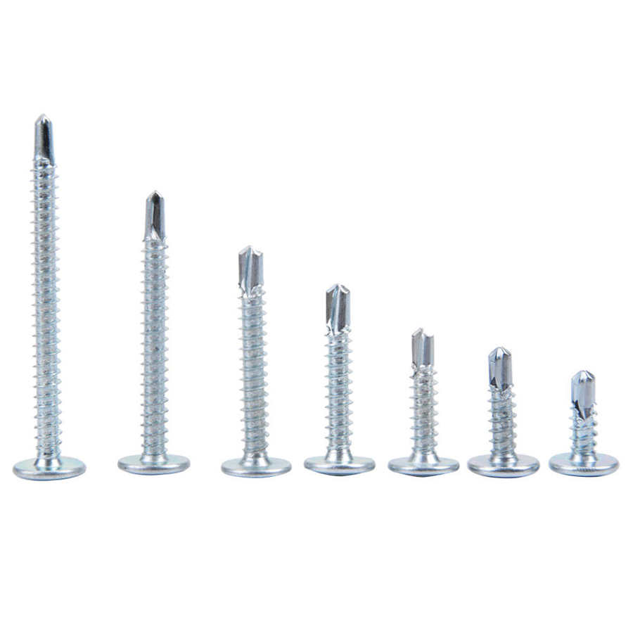 140pcs M4 2 Truss Self-drilling Self-tapping Screws Set Drilling Tail Screw