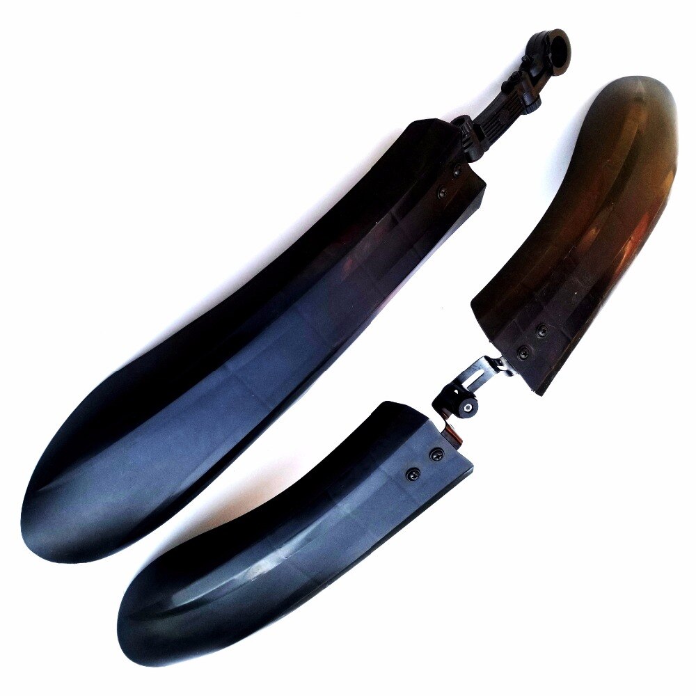 Bike Fender 20"/24”/26" Snow Bicycle Bike Wings MTB Bikes Front Rear Mud Guard Fenders for 26 MTB Bikes Cycling Black Mudguard