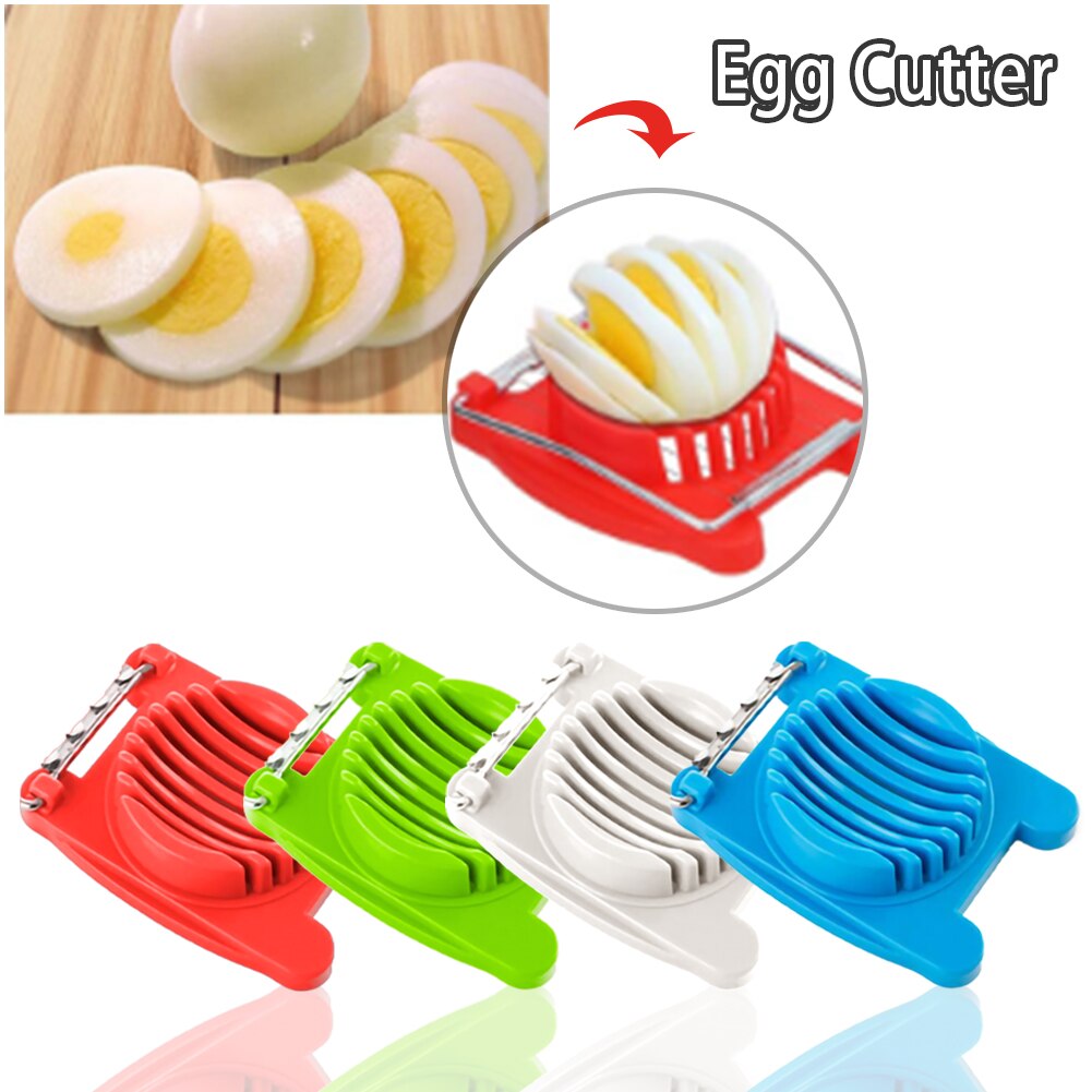 Multifunctionele Ei Slicer Cutter Roestvrij Staal Ei Verdelers Splitter Ei Snijden Salade Tool Keuken Gadgets