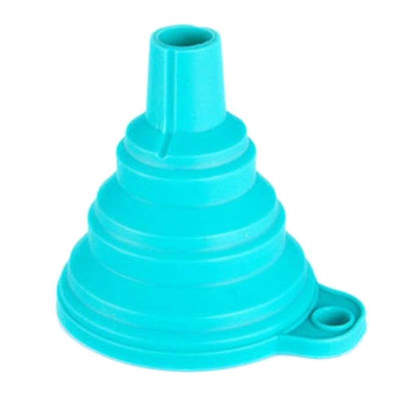 Silicone Foldable Oil Funnel Soft Mini Funnel Scalable Kitchen Funnel Liquid Funnel for Bottle Collapsible Funnel Kitchen Tools: Default Title