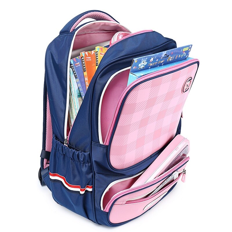 Edison Schulranzen Für Jungen und Mädchen Schule Rucksack freundlicher Rucksack freundlicher Taschen Wasserdichte Rucksack Mochila Senden Bär Anhänger