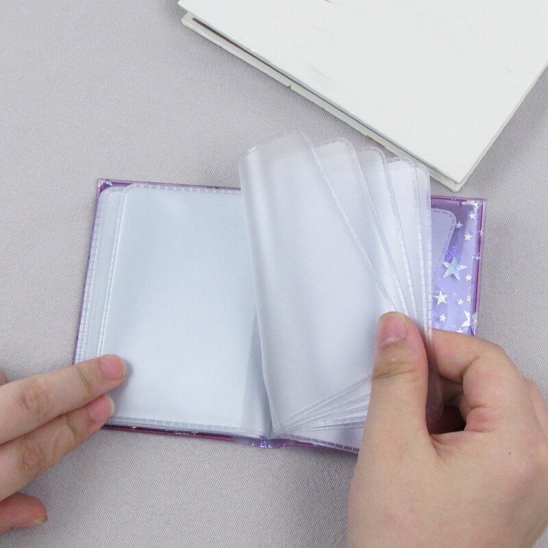 Porte-cartes en PVC Transparent, 10 pièces, porte-cartes de visite pour femmes et filles, sac de carte de crédit, porte-cartes d&#39;identité, portefeuille