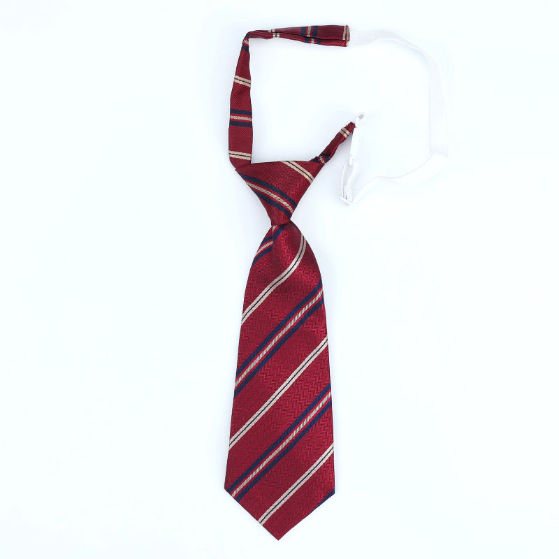 Lazy JK Ties Boys Striped Neck Tie Girls Japanese Style for School Uniform Cute Necktie Solid Casual Childs Accessories Ties: Blue