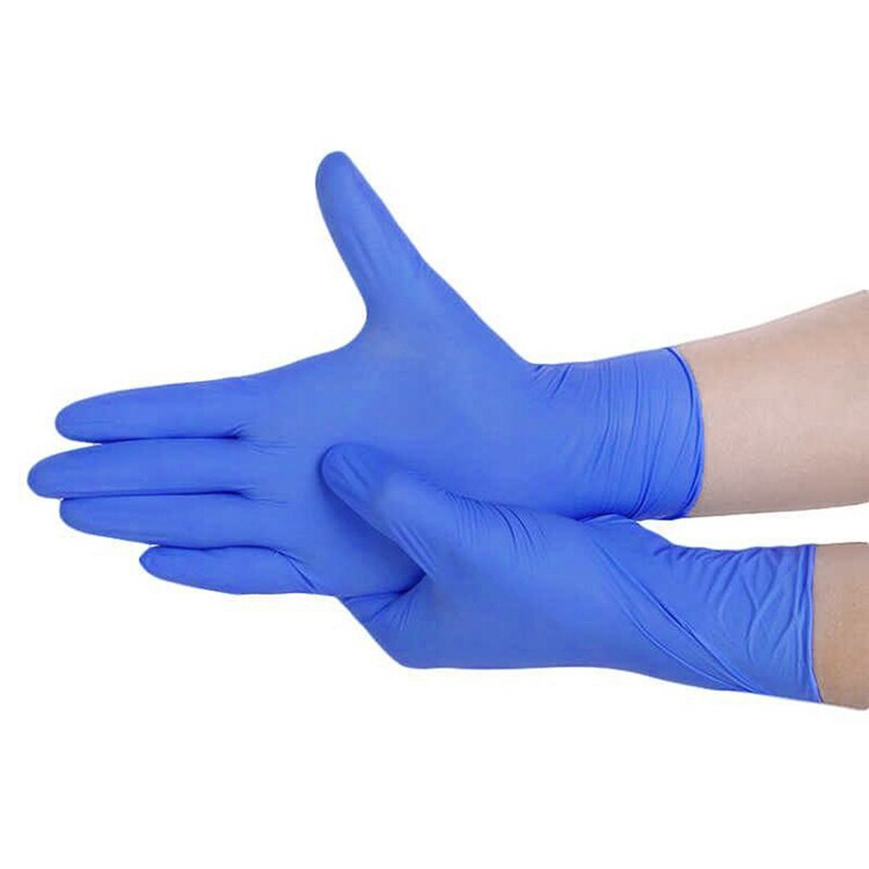 20 unids/lote de guantes desechables de látex para la limpieza de alimentos, guantes universales para la limpieza del jardín del hogar, guantes de goma para la limpieza del hogar M