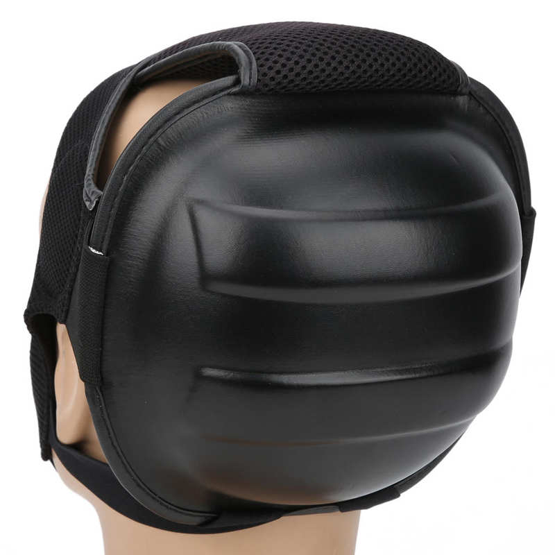 Boxing Head Back Protective Helmet Sanda PU Leather Training Sparring Boxing Headgear Gym Equipment Taekwondo Head Guard