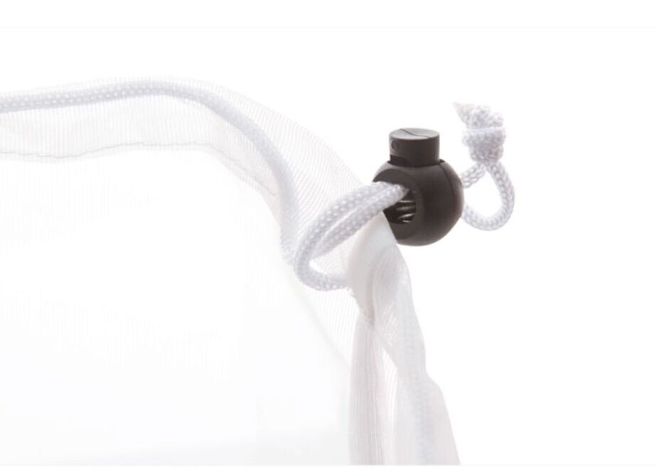Bolsa grande con cordón para sujetar ropa interior, bolsa de lavandería para el hogar, máquina lavadora para limpieza, malla, Color blanco, 22 @ s-xl