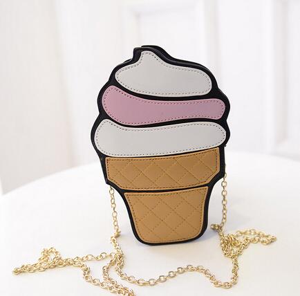 Leuke zomertas voor dames van pu leer, schattige fruitpakketjes, schoudertas met watermeloen: Ijsje