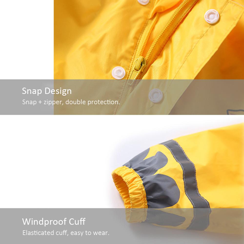 Crianças calças de chuva à prova dwaterproof água novo 2020 macacão à prova d3-água 3-8yrs bebê meninos meninas macacão moda crianças capa chuva