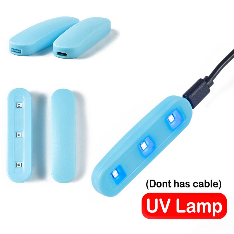 2PCS LED UV Curing Lamp UV GEL Curing Lights UV glue dryer LED Light for Phone Repairing Mobile Phone Screen Tool Nail Dryer LED