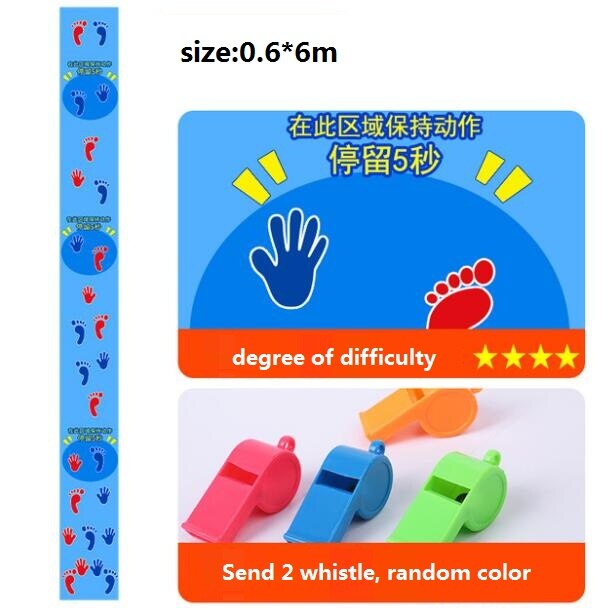 Hand and foot game pad team expansion props outdoor training group building fun Child Indoor Outdoor games Sports ball Toys: B