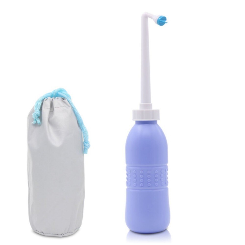 600ML Sprayer Personal Cleaner Hand Held Seat Bidet Tackle Toilet Hygiene Washing Anus&Vaginal Cleaning Portable Toilet Bidet