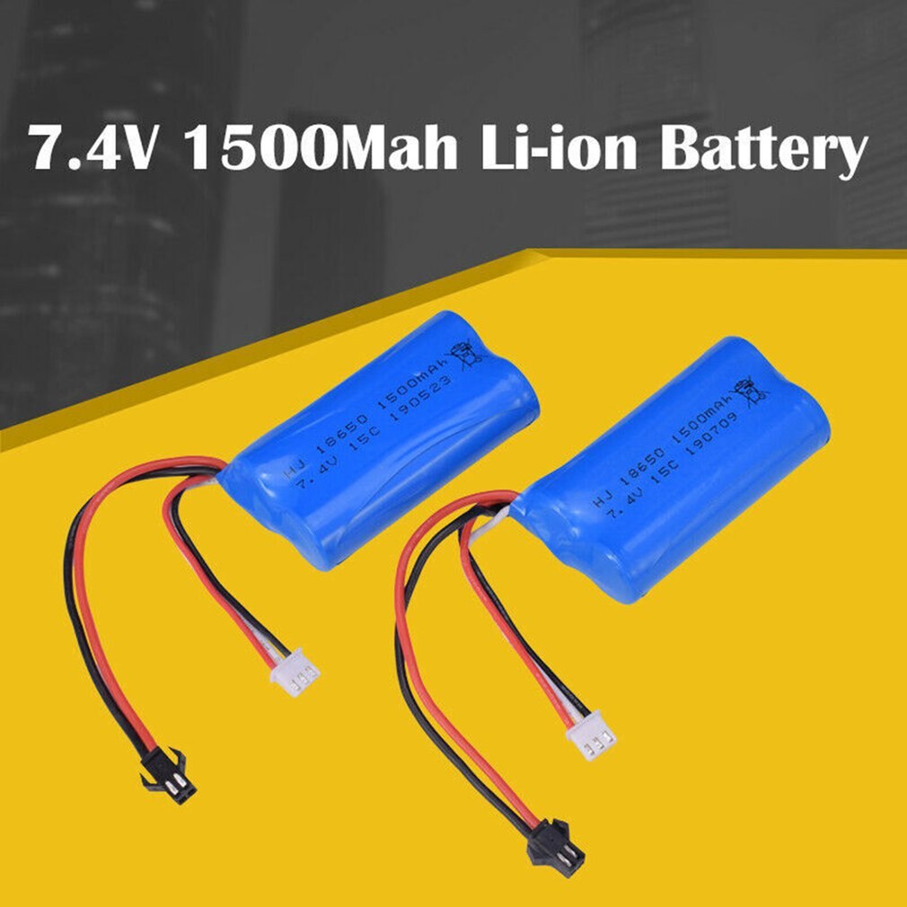 7.4v 1500 mah lipo akku sm -2p litium akku  h101 h103 rc kilpavene kilpa autot lelut akku