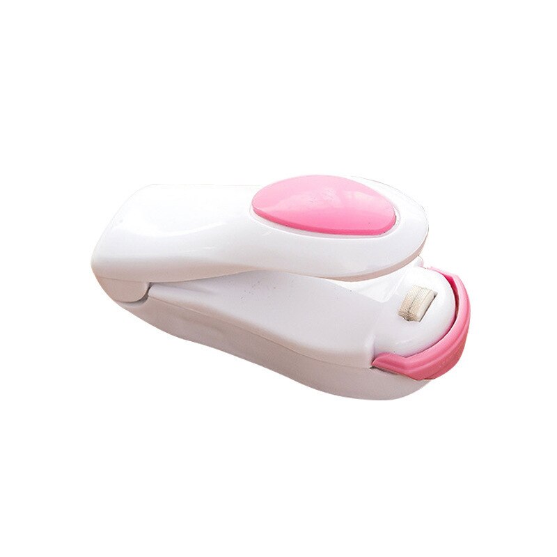 Máquina selladora de utensilios de cocina Mini sellador al calor portátil, bolsa de plástico, paquete de almacenamiento, práctico sellador fácil de sellar para aperitivos