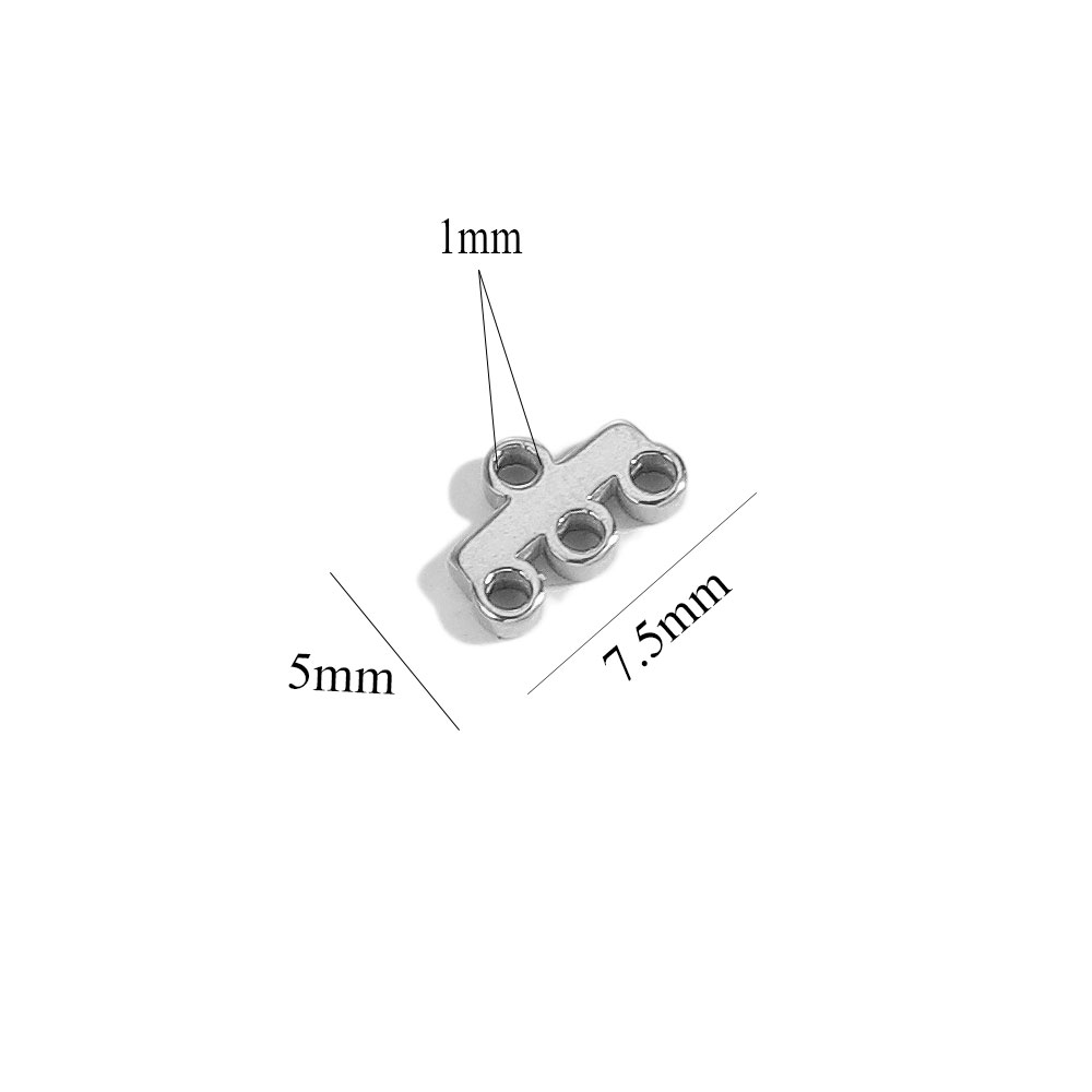 20 stuks ketting armband laag sluiting hanger borgtocht connector DIY roestvrijstalen connectoren sluitingen voor sieraden maken benodigdheden: GRIJS