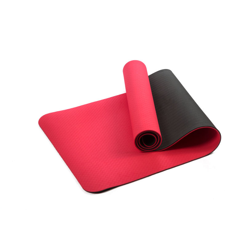 Tapis de Fitness TPE résistant aux déchirures, , Sport, perte de poids, Fitness, pour femmes: red