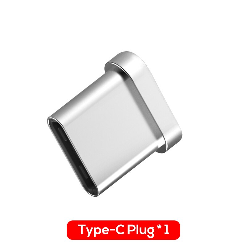 Topk f-line magnetisk mikro usb kabel & usb typ c kabel data sync nylon flätad led indikator magnet laddar kabel usb c: Typ-c-kontakt ingen kabel / 2m