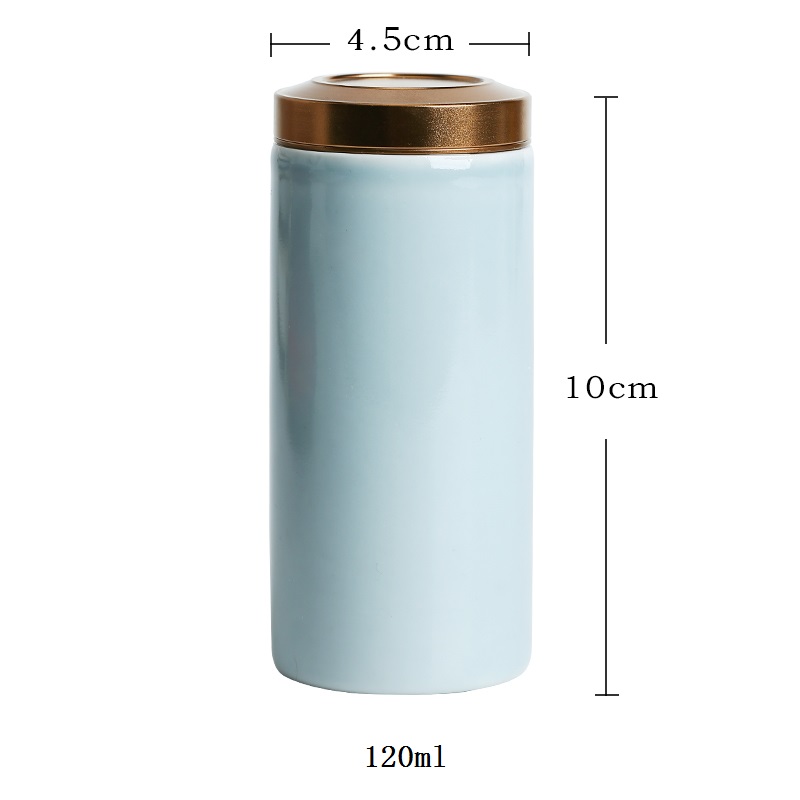 CHANSHOVA einfarbig Kleine und große Porzellan Tee Caddie kanister Versiegelt keramik glas Chinesischen Tee lagerung Kasten Container H293: 11