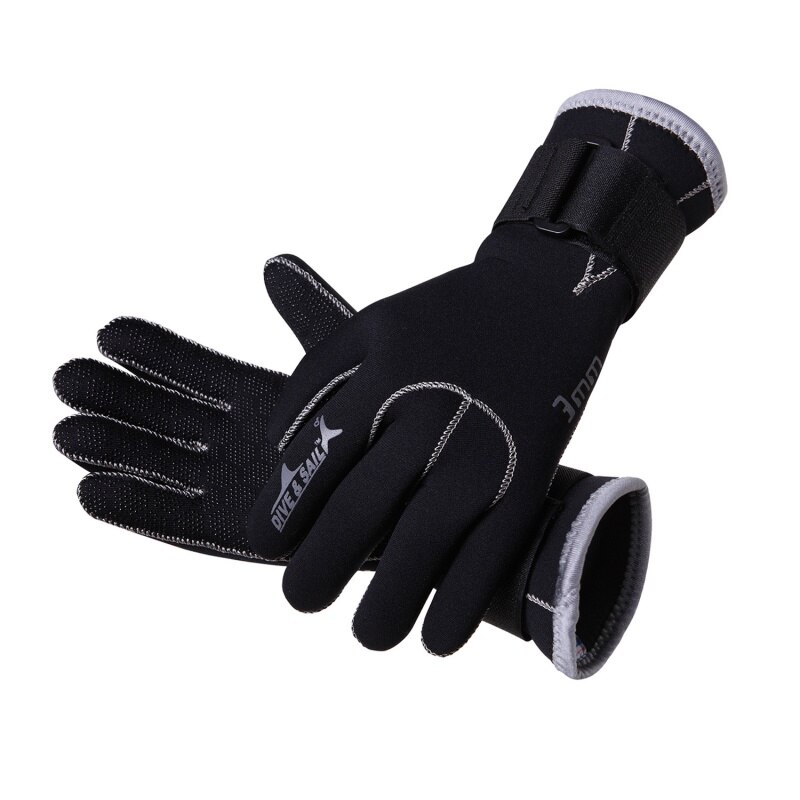 3 MM Neopreen Scuba Dive Handschoenen Swim Handschoenen Snorkelen Apparatuur Anti Scratch Warm Houden Wetsuit Materiaal: XL