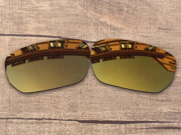 Vonxyz 20+ Color Choices Polarized Replacement Lenses for-Oakley Style Switch Frame: Bronze Mirror