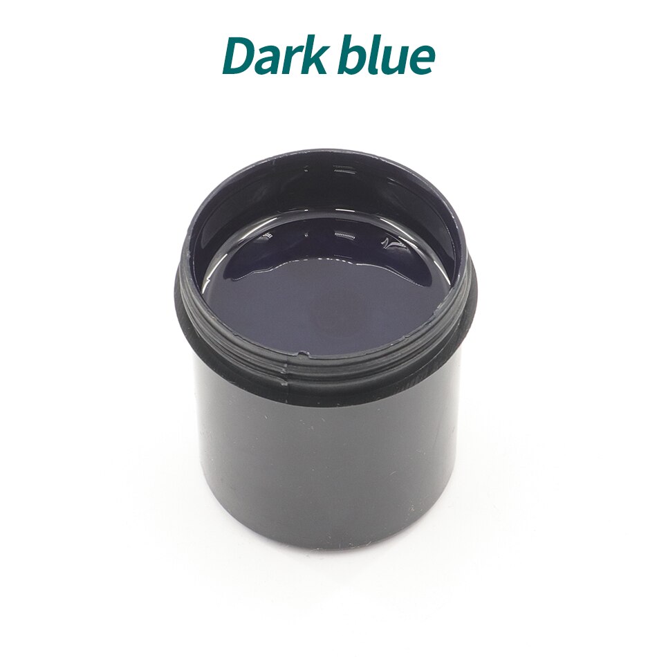 LED light solid metal ink UV glass ink UV screen printing ink various metal coloring: Dark blue