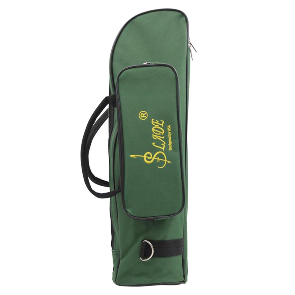 Trompet Soft Pocket Gig Bag Voor Lade Trompetten Professionele Draagbare Groene