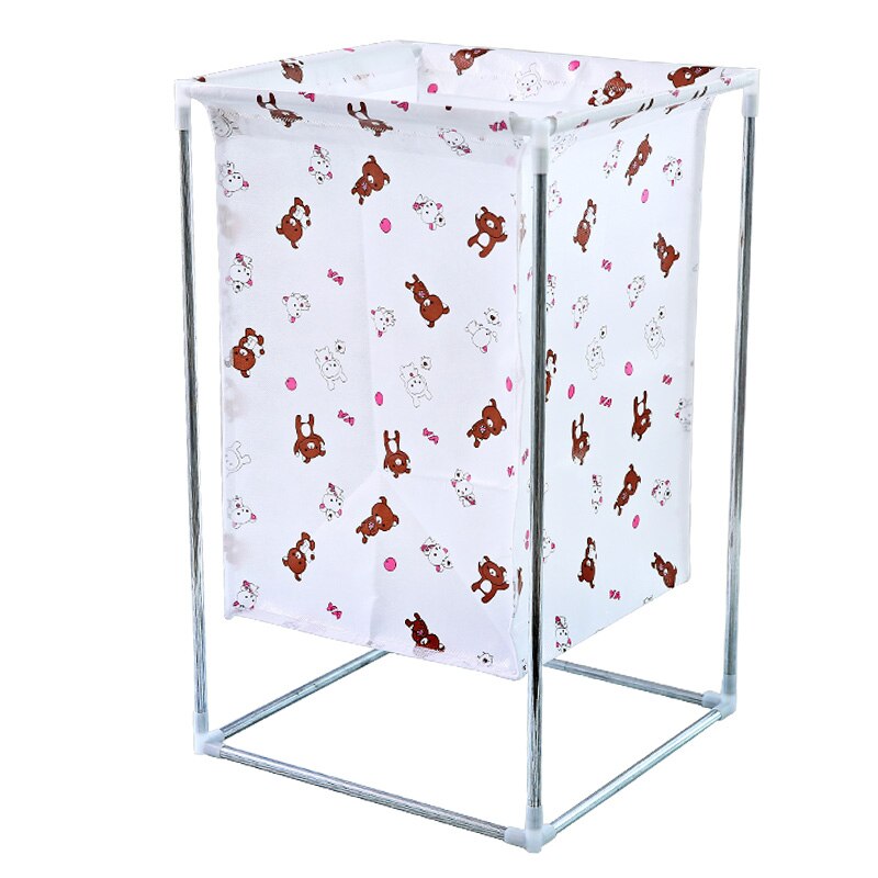 Wrought iron folding laundry basket laundry basket storage bin toy receive clothes dirty clothes basket laundry basket