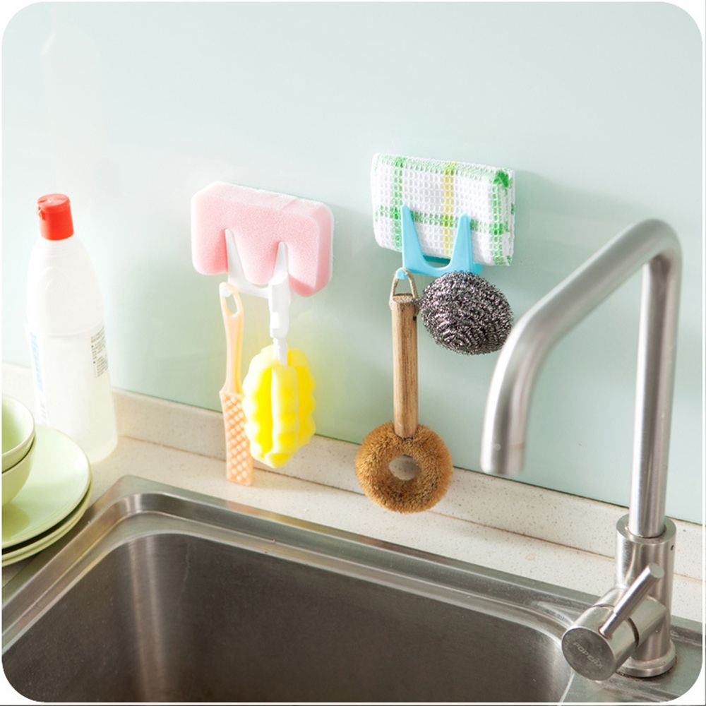 Soporte para olla de cocina de 5,5x4x5,5 CM, soporte de almacenamiento con de concha, , accesorios de plástico para cocina en casa, herramienta succionadora