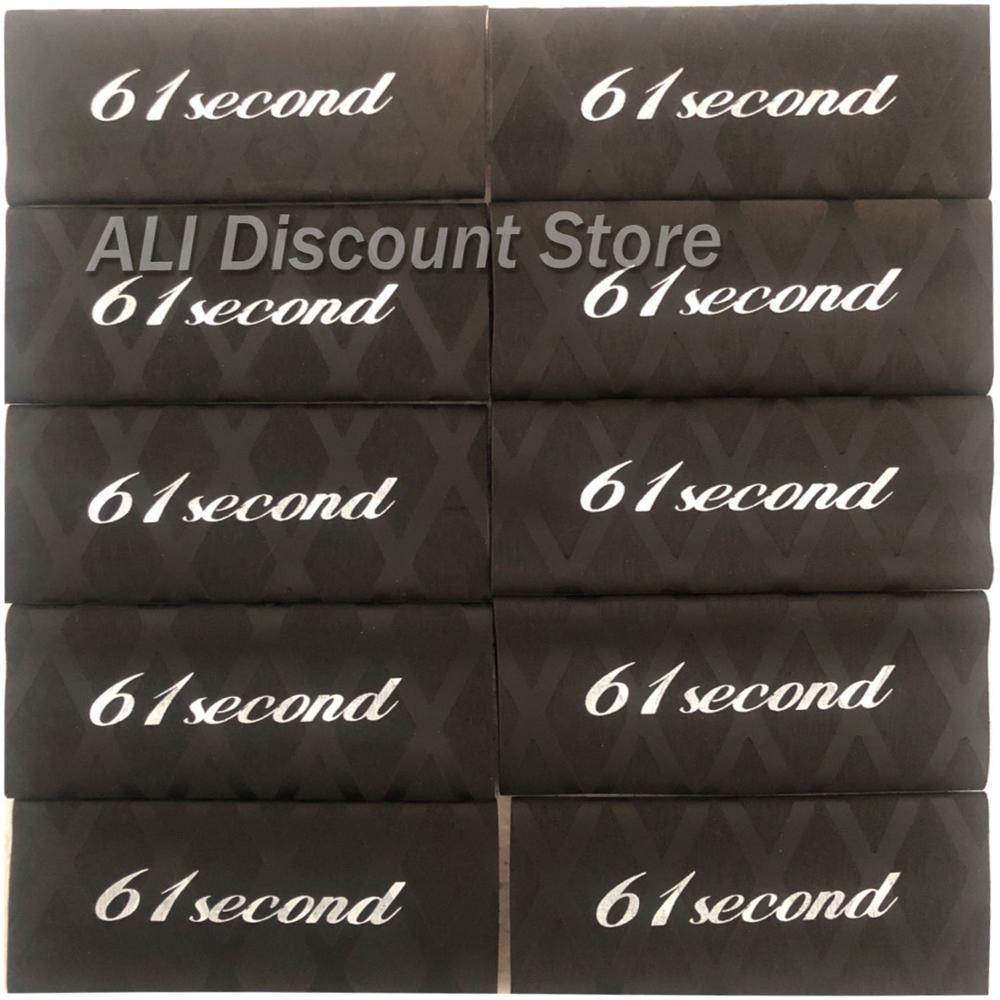 10 Pcs/lot 61SECOND Table Tennis Racket Grips Anti-slip Comfort Ping Pong Racket Overgrips Table Tennis Accessories