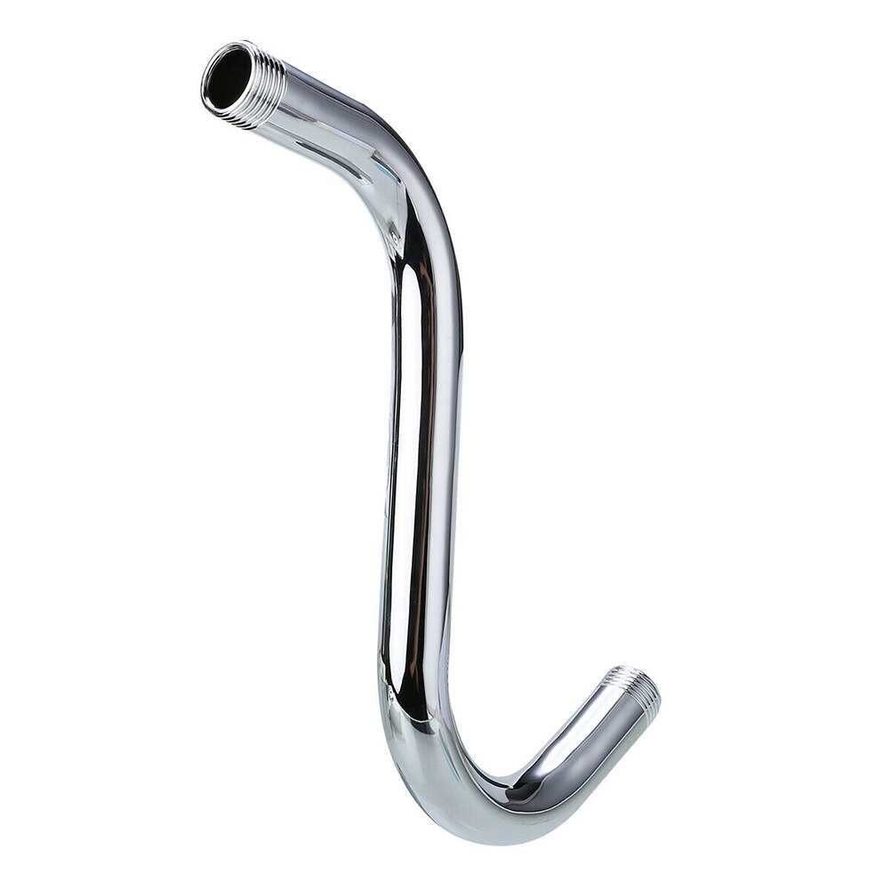 20cm 8Inch S-Curved GooseNeck Shower Arm Durable Stainless Steel High Rise Extension Shower Arm Bathroom Accessories: Default Title