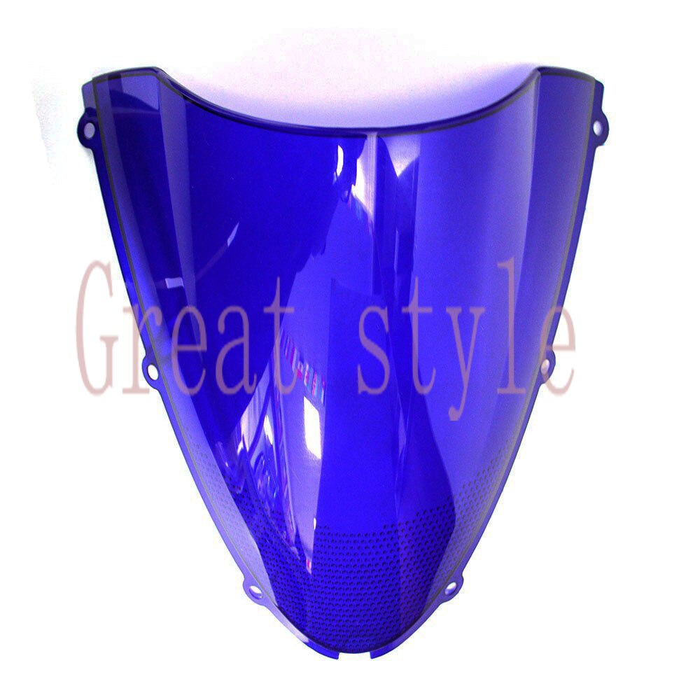 Nowy motocykl/motocykl szyby/szyby czarny dla Kawasaki Ninja ZX-6R zx6r 636 600 2005 2006 2007 2008 05 06 07 08 ABS: niebieski
