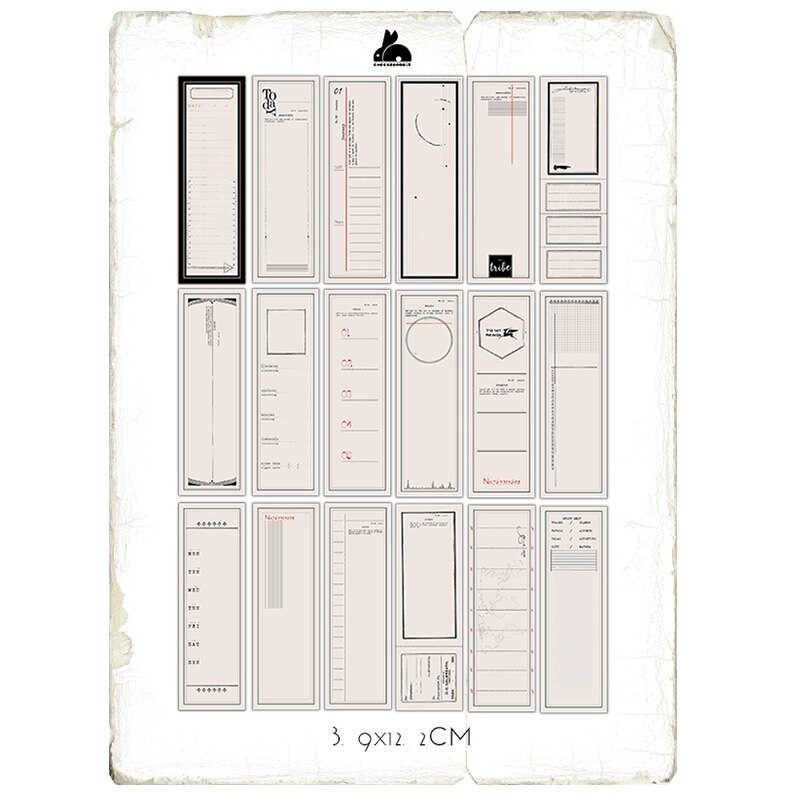 Retro Simple Bottom Note Paper DIY Scrapbooking Decorative Thick Card Material Paper