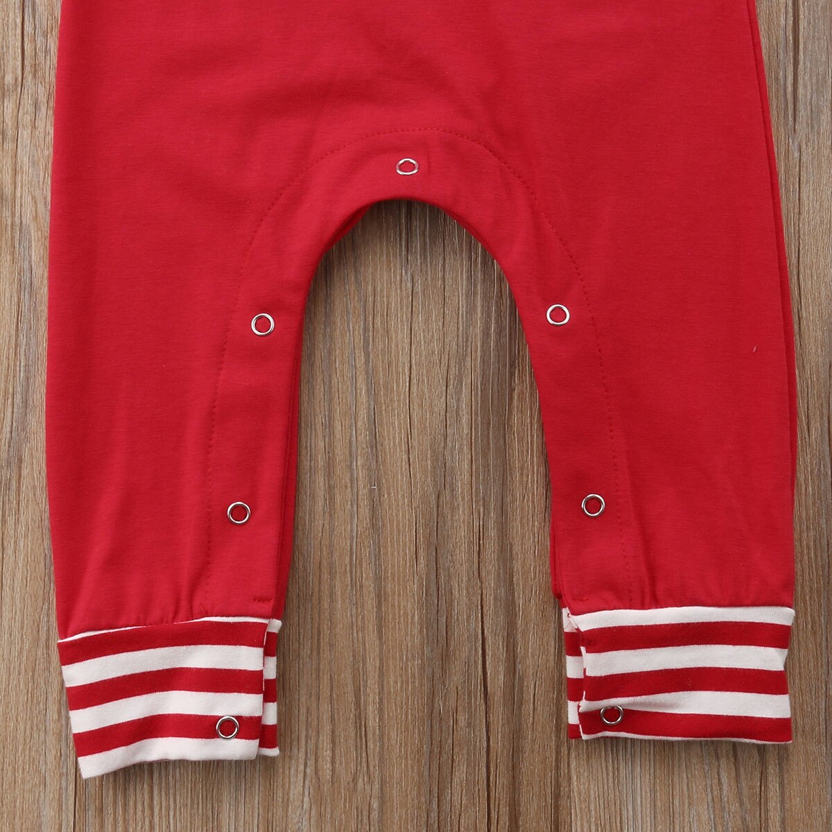 Baby Girl Boy Christmas Long Sleeve Letter Santa's Romper Jumpsuit Clothes Outfits