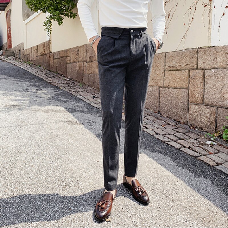 produkte Männlichen herbst Casual bleistift hosen herren business anzug hose/Mann kleidung 29-36