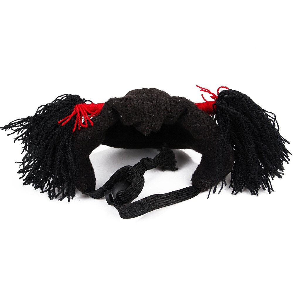 Heks Hoofdtooi Masker - Rood PU Leer | Halloween Kostuum Accessoire