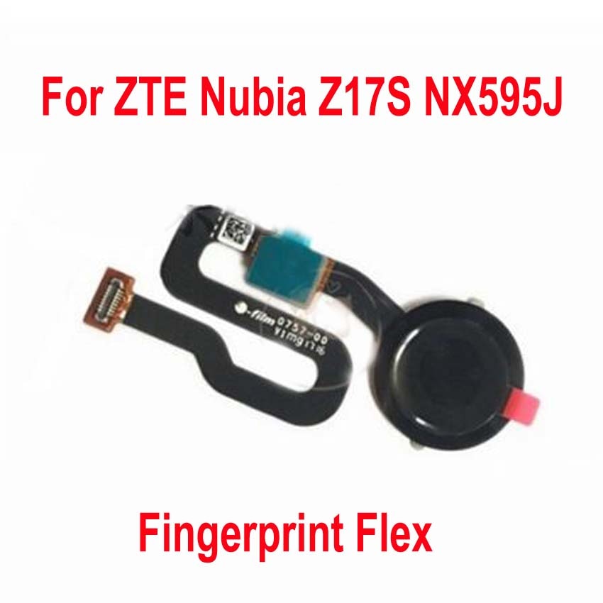 Sensor táctil de mejor funcionamiento, escáner de huellas dactilares, botón de inicio, menú, Cable flexible de retorno para teléfono ZTE Nubia Z17S NX595 NX595J