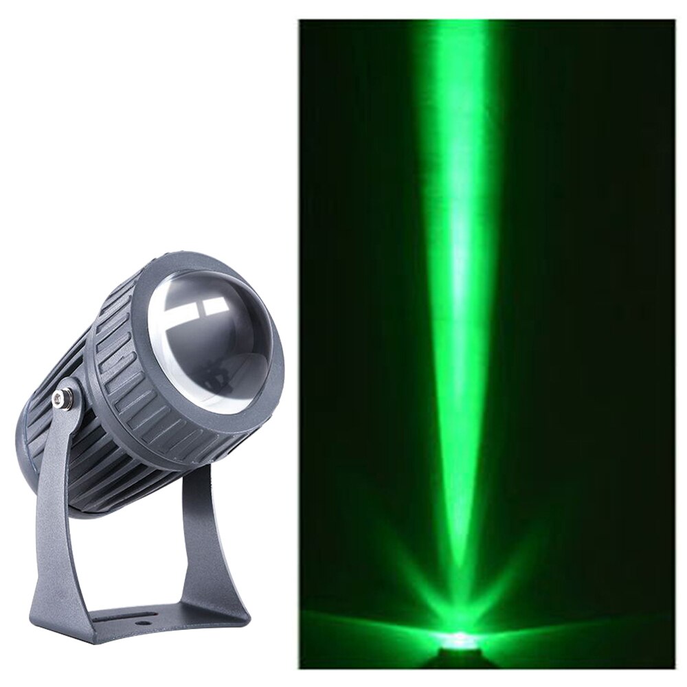draussen LED RGB Flutlicht 110V 220V 10W Wasserdichte Scheinwerfer mit Schmalen Strahl Winkel Landschaft Straße Garten Platz flutlicht: 10W Grün 85V-265V